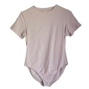 SKIMS Fits Everybody T Shirt Bodysuit in Lily, Light Purple Shapewear Sz XL NWOT